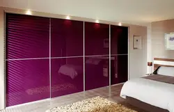 Glass wardrobes for bedrooms photo