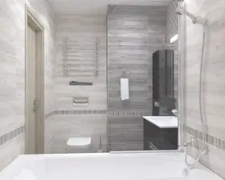 Banyonun daxili fotoşəkilində alberwood plitələr