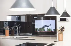 Kitchen Hood With TV Photo
