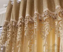 Шторы в гостиную с кружевом фото