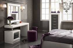 Where to put a dressing table in the living room photo