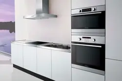 Mətbəx fotoşəkilində soba quraşdırmaq üçün seçimlər