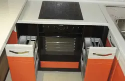 Mətbəx fotoşəkilində soba quraşdırmaq üçün seçimlər