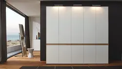 Integrated Handles For Cabinets In The Hallway Photo