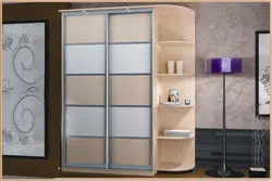Hallway closet with side shelves photo