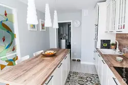 Кухня з востравам у скандынаўскім стылі фота