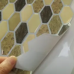 Self-adhesive kitchen wall tiles photo