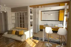 Фотостудиядағы асүйден бөлмені аймақтарға бөлу