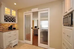 Sliding Doors To The Kitchen In Khrushchev Photo