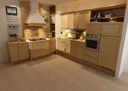 Mətbəx Mərtəbəsində Bej Plitələr Foto