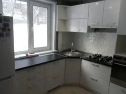Sink In The Window In The Kitchen Khrushchev Photo