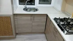 Мойка В Окне На Кухне Хрущевка Фото