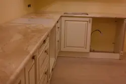 Скиф итальянский мрамор столешница фото на кухне