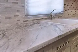 Scythian Italian marble countertop photo in the kitchen