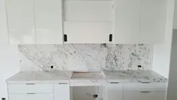 Scythian Italian marble countertop photo in the kitchen
