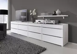 Furniture chests of drawers and cabinets in the living room photo