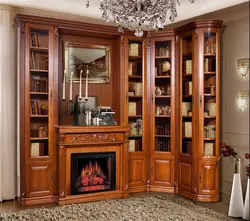 Стенки С Книжными Шкафами В Гостиную Фото