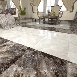 Marble kitchen floor tiles photo
