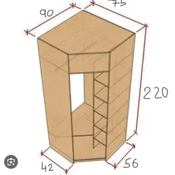 Do-It-Yourself Corner Wardrobe In The Hallway Photo
