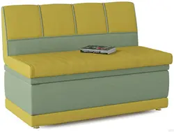 Kitchen couch with sleeping place photo