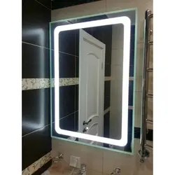 Touch-Sensitive Bathroom Mirrors With Light Photo