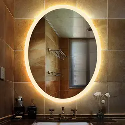 Touch-Sensitive Bathroom Mirrors With Light Photo