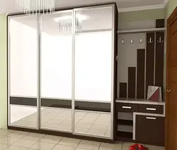 Wardrobe with hanger for hallway photo