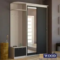 Wardrobe with hanger for hallway photo