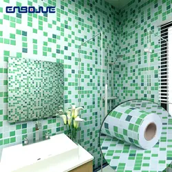 Self-adhesive tiles for bathroom walls photo