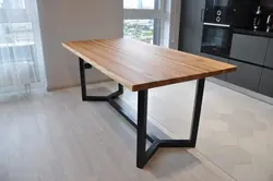 Tables With Metal Legs For The Kitchen Photo