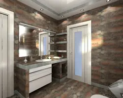 Vinyl laminate flooring for bathroom wall photo