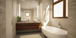 Vinyl laminate flooring for bathroom wall photo