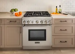 Electric stoves for the kitchen with oven photo