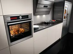 Electric stoves for the kitchen with oven photo