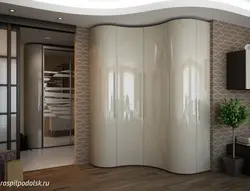 Yataq otağı fotoşəkilində çekmeceli künc şkafı
