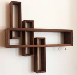Рафҳои девори DIY барои аксҳои долон