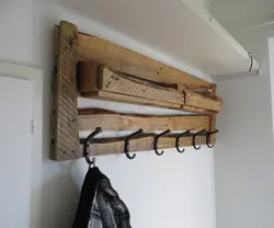 Koridor fotoşəkili üçün DIY divar rəfləri