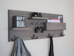 Koridor fotoşəkili üçün DIY divar rəfləri