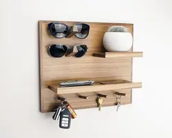 Koridor fotoşəkili üçün DIY divar rəfləri
