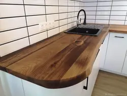 Индийское дерево столешница в интерьере кухни фото