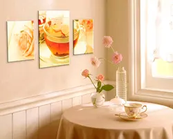 Photo for the kitchen on the wall photo flowers