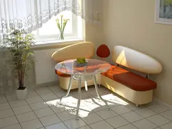 Photo kitchen sofa for a small kitchen photo