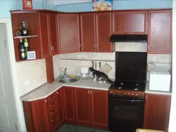 Photo of a standard kitchen in a standard apartment photo