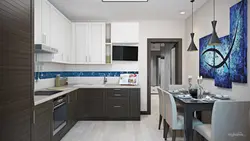 Photo of a standard kitchen in a standard apartment photo