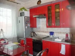 Standart Bir Mənzildə Standart Mətbəxin Fotoşəkili