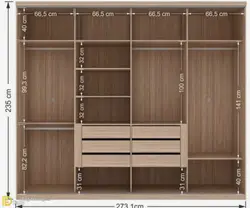 Wardrobe for bedroom photo dimensions