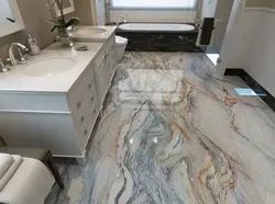 Flexible marble reviews in the bathroom photo
