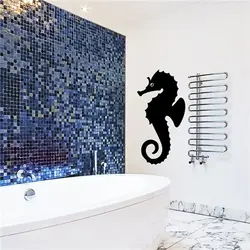 Bathroom wall drawing photo
