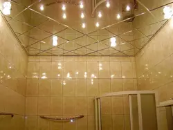 Suspended ceiling in the bathroom reviews photos