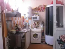 Фота ванна на кухні ў старых дамах
